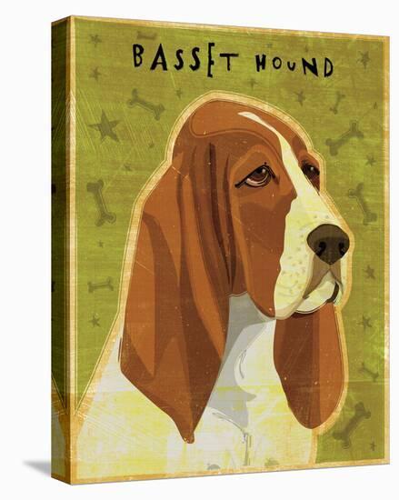 Basset Hound-John Golden-Stretched Canvas