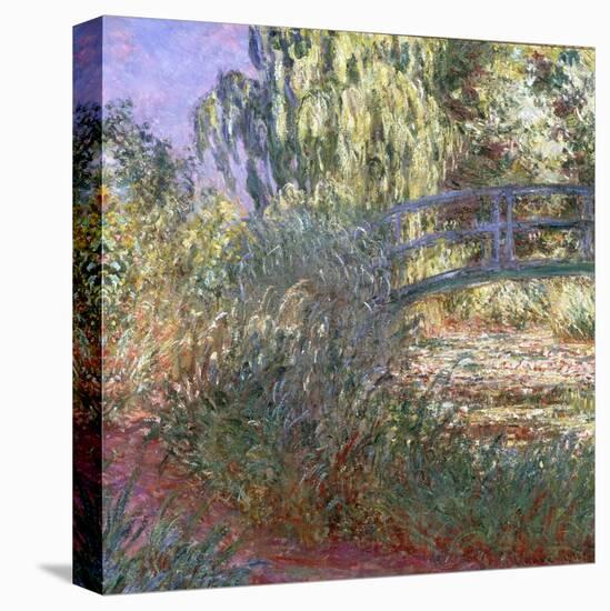 Bassin aux Nympheas et Sentier au Bord de l'Eau, 1900-Claude Monet-Premier Image Canvas