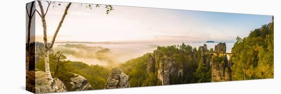 Bastei, Saxon Switzerland National Park, Saxony, Germany-Jon Arnold-Premier Image Canvas