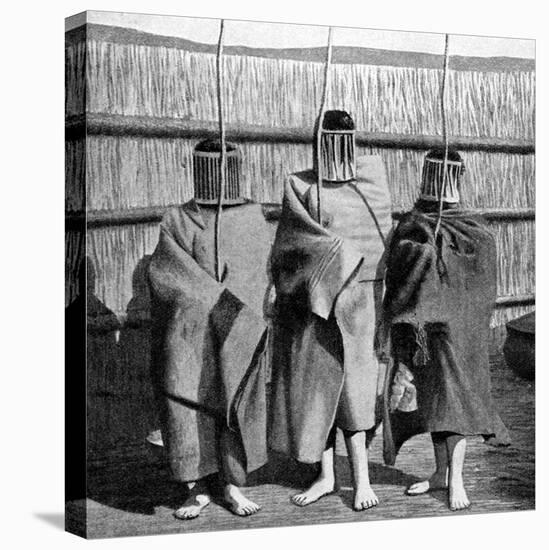 Basuto Girl Brides During a Period of Initiation into the Adult Tribal Society, Lesotho, 1922-null-Premier Image Canvas