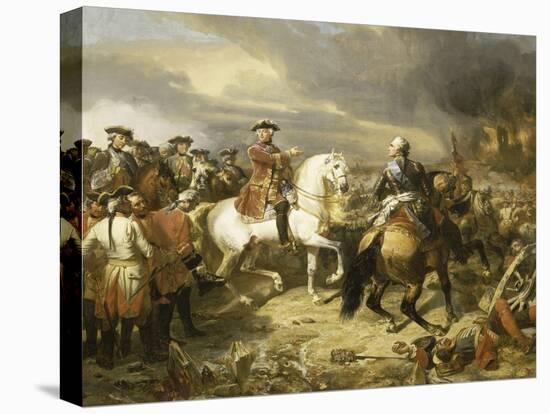 Bataille de Lawfeld, le 27 juillet 1747-Louis Charles Auguste Couder-Premier Image Canvas