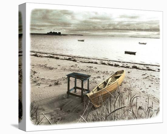 Bateau Sur Plage-Jean Onesti-Stretched Canvas