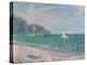 Bateaux Devant Les Falaises De Pourville, 1882-Claude Monet-Premier Image Canvas