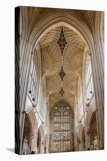Bath Abbey Interior, Bath, Avon and Somerset, England, United Kingdom, Europe-Matthew Williams-Ellis-Premier Image Canvas