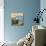 Bath Accessories I - Blue Powder-Gregory Gorham-Stretched Canvas displayed on a wall