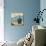 Bath Accessories IV - Blue Lotion-Gregory Gorham-Stretched Canvas displayed on a wall