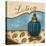 Bath Accessories IV - Blue Lotion-Gregory Gorham-Stretched Canvas