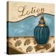 Bath Accessories IV - Blue Lotion-Gregory Gorham-Stretched Canvas