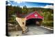 Bath Covered Bridge, New Hampshire-George Oze-Premier Image Canvas