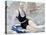 Bather in Black Swimming Suit-Jacqueline Marval-Premier Image Canvas