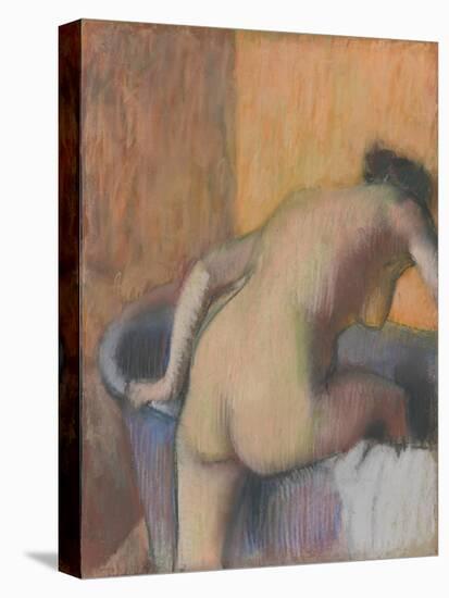 Bather Stepping into a Tub, c.1890-Edgar Degas-Premier Image Canvas