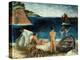 Bathers by the Sea, Treboul, 1930 (Oil on Board)-Christopher Wood-Premier Image Canvas