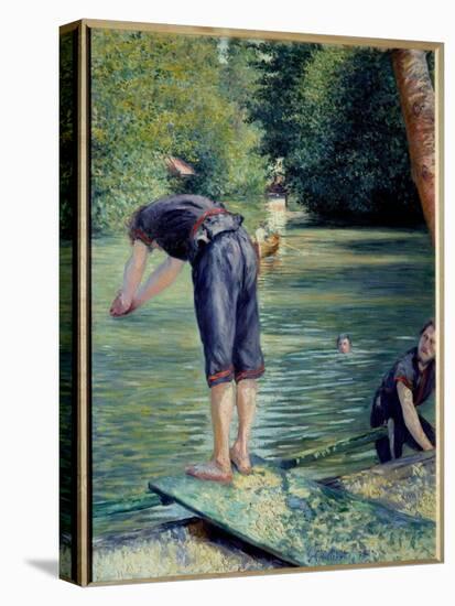 Bathers. Painting by Gustave Caillebotte (1848-1894), 1878. Oil on Canvas. Dim: 1,10 X 1,55M Privat-Gustave Caillebotte-Premier Image Canvas