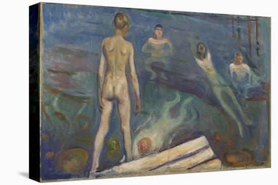 Bathing Boys (Oil on Canvas)-Edvard Munch-Premier Image Canvas