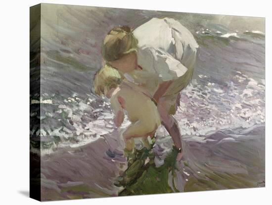 Bathing on the Beach, 1908-Joaquín Sorolla y Bastida-Premier Image Canvas