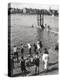 Bathing Pool, Dinard, Brittany, France, 20th Century-null-Premier Image Canvas