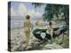 Bathng Girls on the Beach-Paul Fischer-Premier Image Canvas