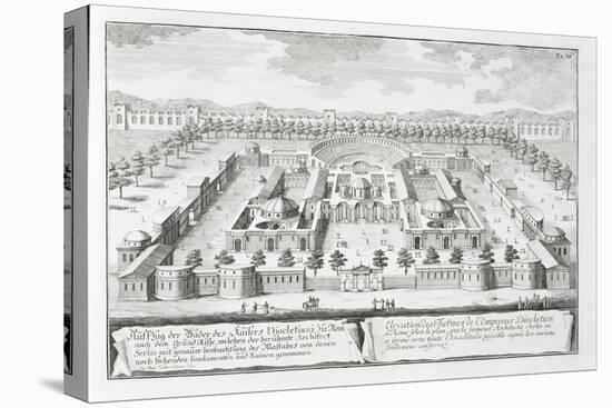 Baths of Diocletian, Rome, from "Entwurf Einer Historischen Architektur," 1721-Johann Bernhard Fischer Von Erlach-Premier Image Canvas