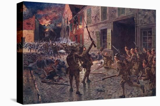 Battle at Landrecies-H B Wollen-Stretched Canvas
