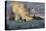 Battle Between the Monitor and the Merrimac, Hampton Roads, 1862-null-Premier Image Canvas