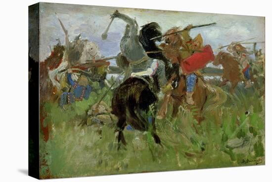 Battle Between the Scythians and the Slavonians, 1879-Victor Mikhailovich Vasnetsov-Premier Image Canvas