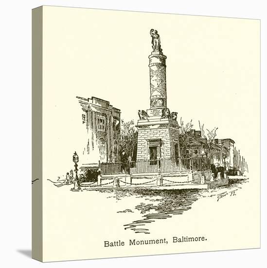 Battle Monument, Baltimore-null-Premier Image Canvas