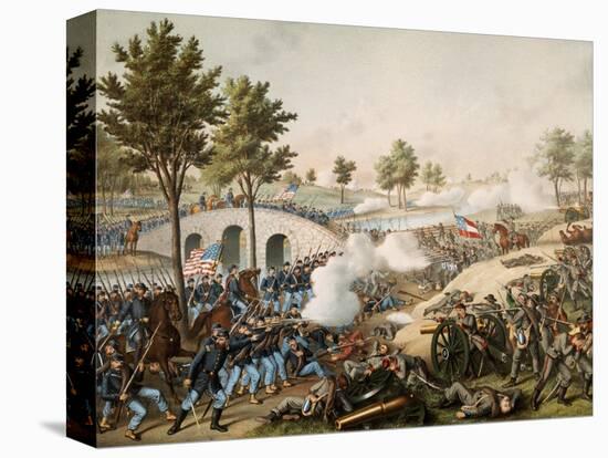 Battle of Antietam, also known as the Battle of Sharpsburg, 17 September 1862-null-Premier Image Canvas