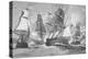 Battle of Chesapeake Bay-Julian Oliver Davidson-Premier Image Canvas