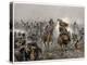 Battle of Leipzig the Brandenburg Hussars at Mockern-R. Knotel-Premier Image Canvas