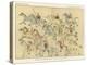 Battle of Little Big Horn - Indians Leaving Battle Ground-null-Premier Image Canvas