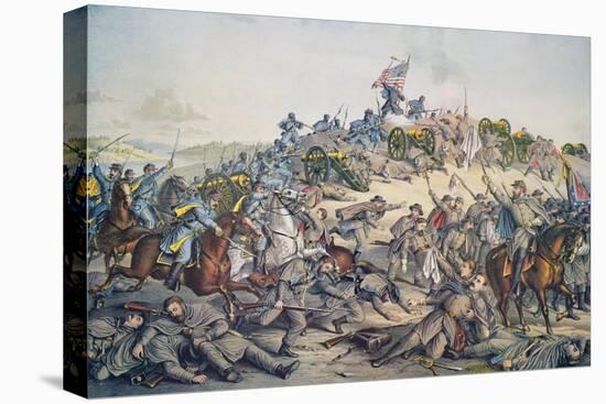 Battle of Nashville, December 15-16Th, 1864, Engraved by Kurz and Allison, 1891 (Colour Litho)-American-Premier Image Canvas