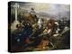 Battle of Poitiers, France, 732-Charles Auguste Guillaume Steuben-Premier Image Canvas