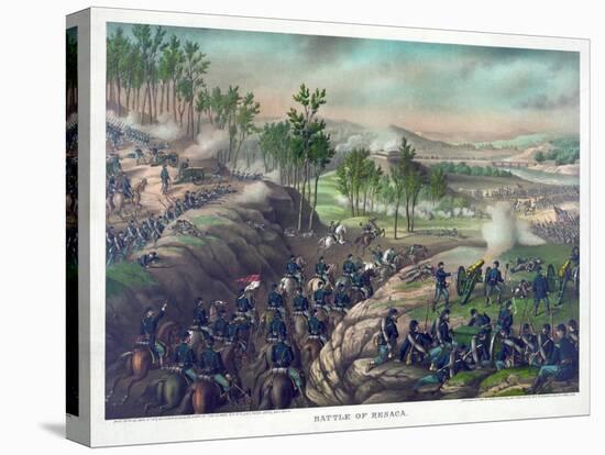 Battle of Resaca, Pub. Kurz and Allison, 1889-null-Premier Image Canvas