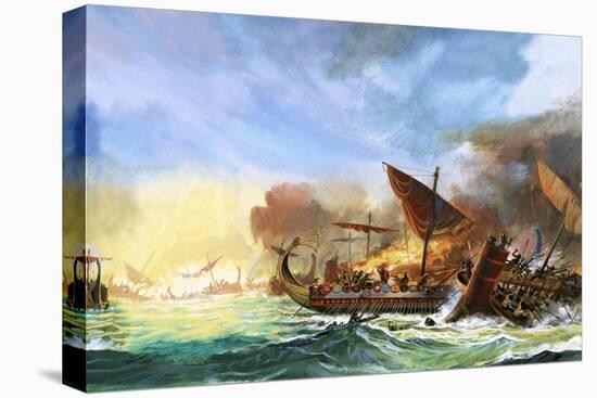 Battle of Salamis-Andrew Howat-Premier Image Canvas