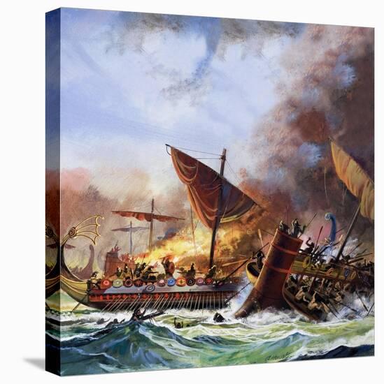 Battle of Salamis-Andrew Howat-Premier Image Canvas