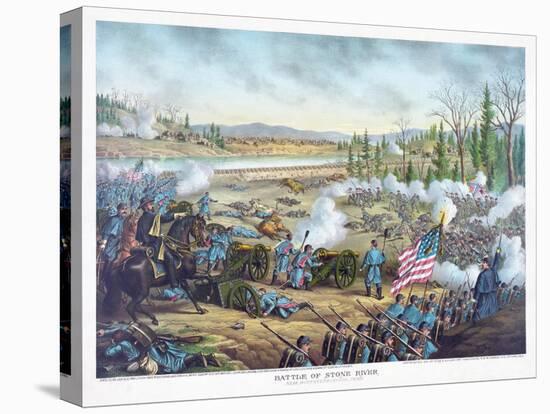 Battle of Stones River, Pub. Kurz and Allison, 1891-null-Premier Image Canvas