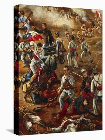 Battle of Tarapaca, Between Peruvian and Chilian Troops on November 27, 1879-null-Premier Image Canvas