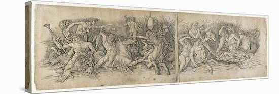 Battle of the Sea Gods, 1470s-Andrea Mantegna-Premier Image Canvas