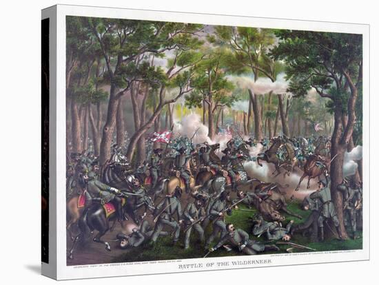 Battle of the Wilderness, Pub. Kurz and Allison, 1887-null-Premier Image Canvas