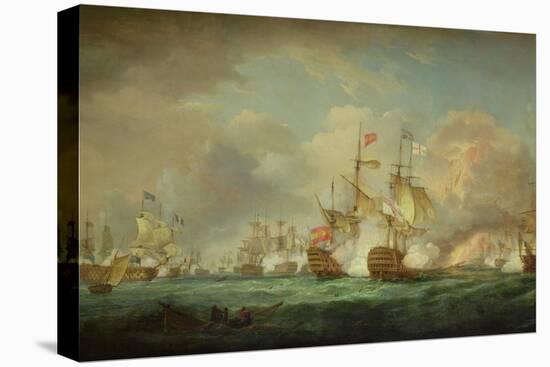 Battle of Trafalgar, 21st Oct. 1805-Thomas Whitcombe-Premier Image Canvas