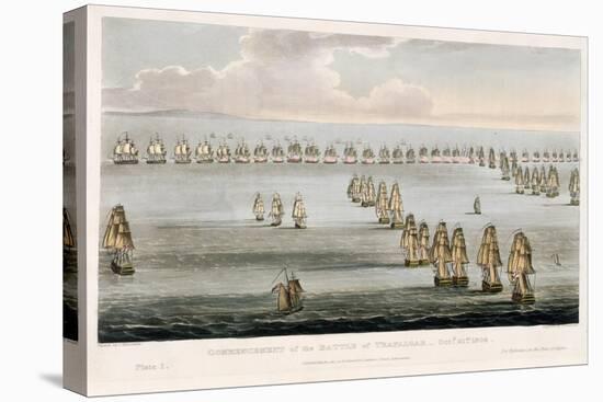 Battle of Trafalgar, Oct. 21, 1805, Engraved by Sutherland For Jenkins's Naval Achievements, c.1817-Thomas Whitcombe-Premier Image Canvas