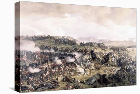 Battle of Waterloo-Felix Philippoteaux-Premier Image Canvas