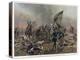 Battle of Zorndorf Friedrich Der Grosse Leads His Soldiers-C. Rochling-Premier Image Canvas