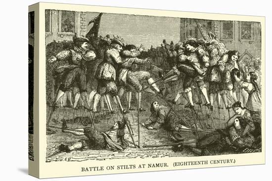 Battle on Stilts at Namur, Eighteenth Century-null-Premier Image Canvas