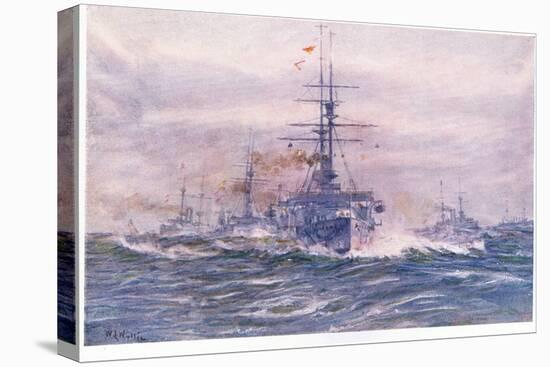 Battleships of the White Era at Sea, 1915-William Lionel Wyllie-Premier Image Canvas
