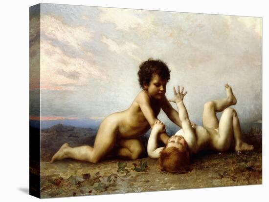 Battling Boys, 1889-Leon Bazile Perrault-Premier Image Canvas