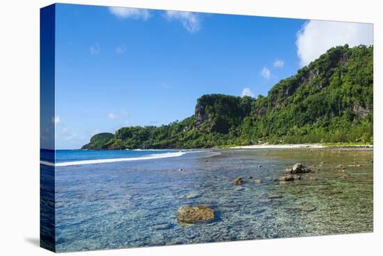 Bay and Turquoise Water in Tau Island, Manu'A, American Samoa, South Pacific-Michael Runkel-Premier Image Canvas