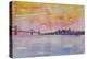 Bay Area San Francisco with Oakland Bay Bridge-Markus Bleichner-Stretched Canvas