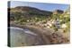 Bay, Beach and Cidade Velha Village, Santiago Island, Cape Verde-Peter Adams-Premier Image Canvas