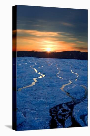 Bay Below Ilulissat Glacier-Howard Ruby-Premier Image Canvas